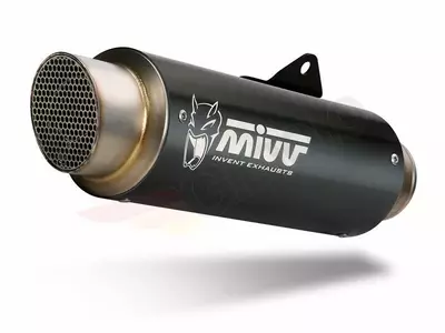 Silencieux MIVV GP Pro inox noir/casquette inox Ducati Scrambler 800 - D.035.LXBP