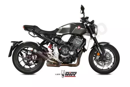 MIVV GP Pro uitlaatdemper Honda CB1000R 19- zwart staal - roestvrij staal-2