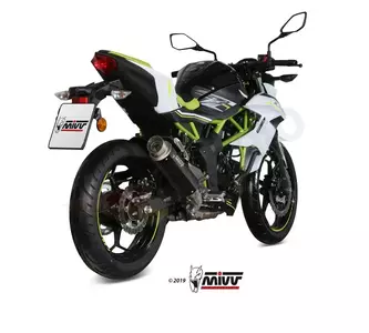 MIVV GP Pro Kawasaki Ninja 125 19- carbon - oțel inoxidabil-2