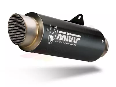 MIVV GP Pro Kawasaki Z900 17- musta teräs - äänenvaimennin ruostumattomasta teräksestä - K.045.LXBP