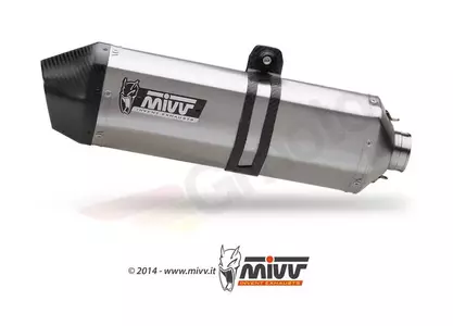 MIVV Speed Edge шумозаглушител BMW F800R 09-14 неръждаема стомана - карбон-2