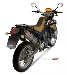 MIVV Schalldämpfer Suono Double Yamaha XT660 X/R 04-16 Edelstahl - Carbon - Y.017.L7
