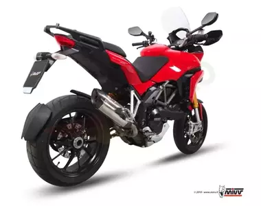 MIVV Suono silenciador Ducati Multistrada 1200 10-14 aço inoxidável - carbono - 00.73.D.027.L7