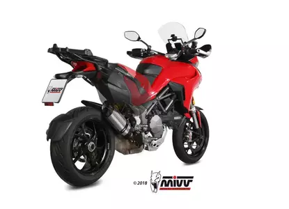 MIVV Suono silenciador Ducati Multistrada 1260 15-20 aço inoxidável - D.034.L7