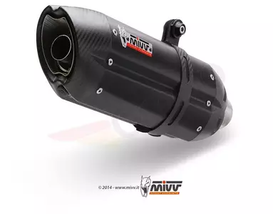 MIVV Suono Schalldämpfer Honda CB 1000R 08-17 schwarz Stahl - Carbon - 00.73.H.041.L9