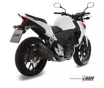MIVV Suono Honda CB500 F/X 13-16 hangtompító fekete acél - karbon - H.051.L9