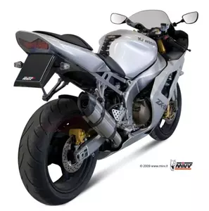 MIVV Suono Schalldämpfer Kawasaki ZX-6 RR 03-04 Edelstahl - Carbon - 00.73.K.009.L7