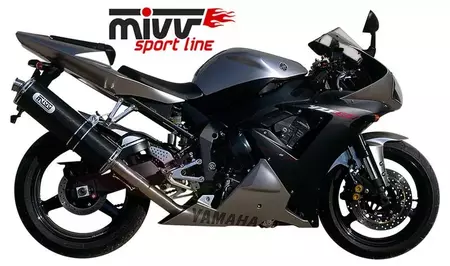 MIVV ovaalne summuti Yamaha R1 02-03 carbon - AY.012.L3