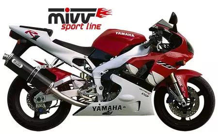 MIVV Oval-Schalldämpfer Yamaha YZF-R1 98-01 Carbon - Y.001.L3