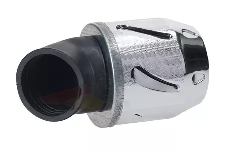 Въздушен филтър за тунинг 32-35 мм 45 градуса сребро Power Force-2