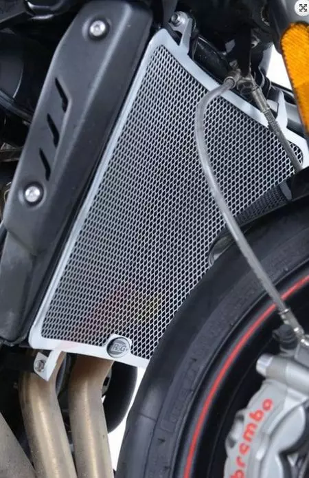R&G Racing radiatoriaus dangtelis Triumph Street Triple 765 RSRS 17- juodas - RAD0219BK