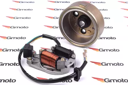 Stator + magnethjul tændrør Kinroad-2