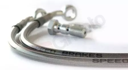 Opletená predná brzdová hadica Venhill - K02-1-055/P-CL