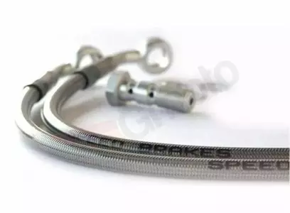 Zadná opletená brzdová hadica Venhill - G06-2-004/P-CL