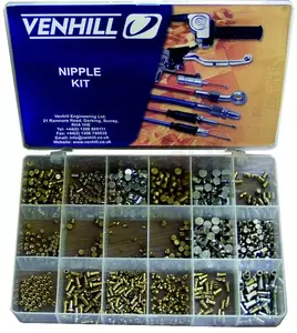 "Venhill" įsiurbimo dujų stabdžių sankabos troso galų rinkinys - NIPPLE