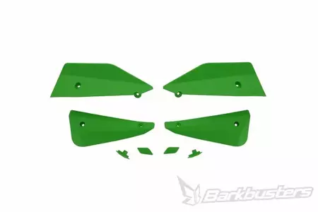 Deflettori per volante Barkbusters verde kpl-1