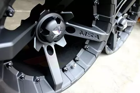 Jante 14x7 noire plate Utility M23 MSA Wheels noir-2