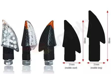 Blade LED pitkä musta - A10-50043