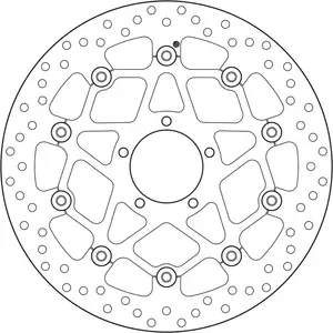 Полуплаващ спирачен диск Brembo 78B408B2 - 78B408B2