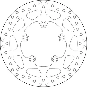 "Brembo" stabdžių diskas 68B407H5 - 68B407H5