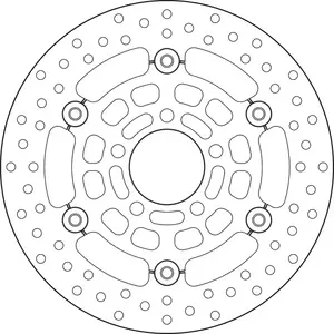 Полуплаващ спирачен диск Brembo 78B40819 - 78B40819