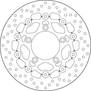 Полуплаващ спирачен диск Brembo 78B40897 - 78B40897