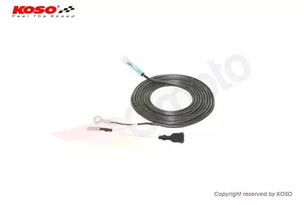 RPM meter kabel type B zwart wit Koso - BO001B01