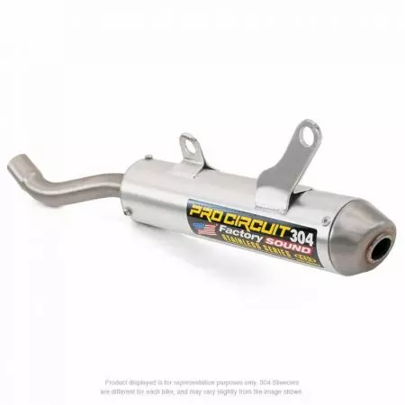 Silenciador tipo 304 em alumínio/ferrugem Honda CR 125R Pro Circuit - SH98125-SE