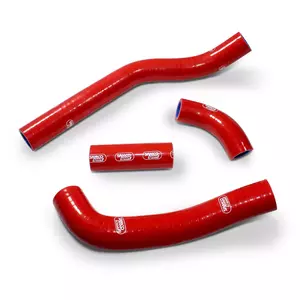 Samco silikone-køleslangesæt rød - HON-124-RD
