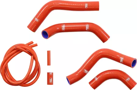 Conjunto de mangueiras de silicone para radiadores Samco vermelho - HON-125-RD