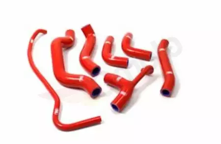 Set di tubi in silicone per radiatore Samco rosso - DUC-26-RD