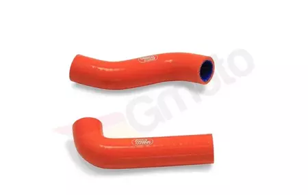 Samco oranssi silikoninen jäähdyttimen letkusarja - KTM-97-OR
