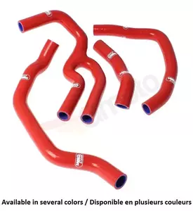Zestaw silikonowych węży do chłodnicy Samco czerwony-2