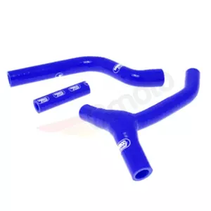 Conjunto de mangueiras de silicone azul para radiadores Samco - YAM-57-BL
