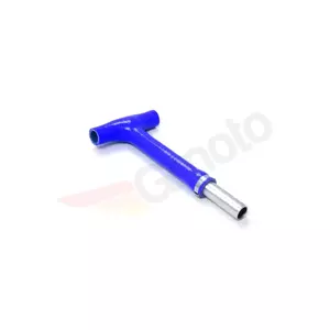 Комплект сини силиконови маркучи за радиатора Samco - FTP-4-BL