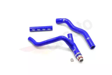 Samco blå silikon radiator slang set - YAM-80-BL