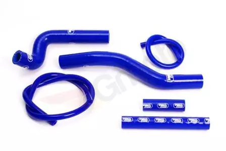 Sada modrých silikonových hadic chladiče Samco - SUZ-12-BL