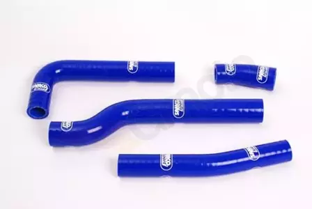 Комплект сини силиконови маркучи за радиатора Samco - YAM-12-BL
