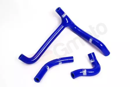 Комплект сини силиконови маркучи за радиатора Samco - SUZ-13-BL