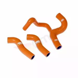 Zestaw silikonowych węży do chłodnicy Samco pomarańczowy - KTM-20-OR