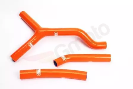 Samco oranje silicone radiatorslangset - KTM-2-OR
