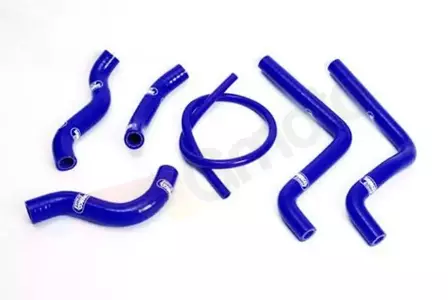 Set di tubi per radiatore in silicone blu Samco - HON-40-BL