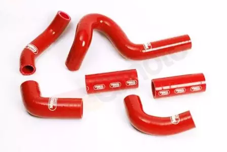 Set di tubi in silicone per radiatore Samco rosso - DUC-5-RD
