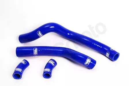 Комплект сини силиконови маркучи за радиатора Samco - SUZ-33-BL