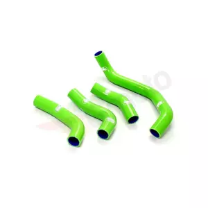 Zestaw silikonowych węży do chłodnicy Samco zielony - KAW-5-GN