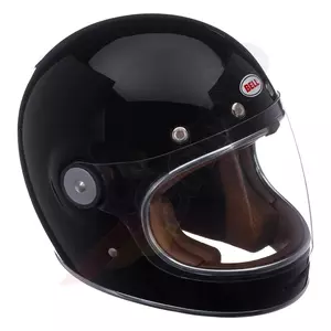 Bell Bullitt Integral-Motorradhelm massiv glänzend schwarz S-2