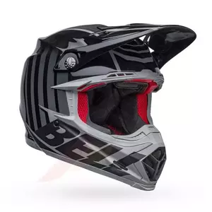 Kask motocyklowy enduro Bell Moto-9S Flex Sprint black/grey S-2