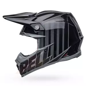 Kask motocyklowy enduro Bell Moto-9S Flex Sprint black/grey S-4