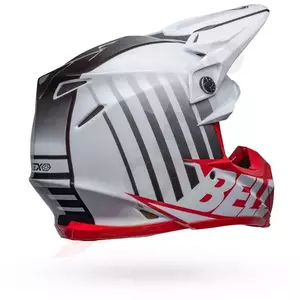 Kask motocyklowy enduro Bell Moto-9S Flex Sprint white/red M-5