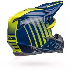 Kask motocyklowy enduro Bell Moto-9S Flex Sprint dark blue/hi-viz yellow M-5